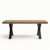 Tavolo Fomalhaut con gambe e piano stabile in MDF, design moderno, per arredo interno