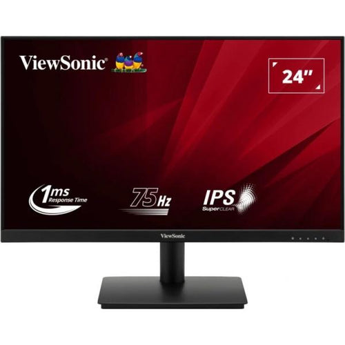 Viewsonic VA VA240-H-2 Monitor PC 60,5 cm [23.8] 1920 x 1080 Pixel Full HD LED Nero (Viewsonic VA240-H-2 23.6 Inch IPS Monitor, Full HD, VGA, HDMI, 75Hz, 1ms, VESA, Tilt)