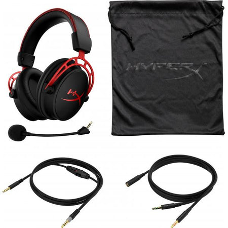 HyperX Cloud Alpha Cuffia Gaming Stereo Padiglione Auricolare Cablato con Microfono Integrato Colore Nero / Rosso