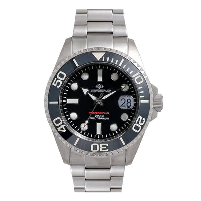 Orologio LORENZ uomo Full Titanium Automatico nero