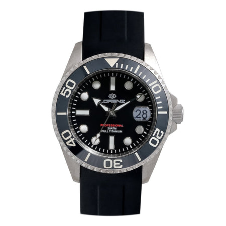 Orologio LORENZ uomo Full Titanium Automatico nero