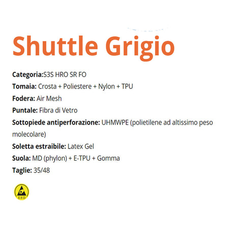 Sottozero - FREE Shuttle Grigio