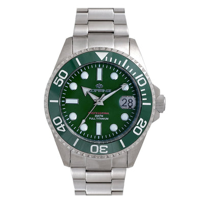 Orologio LORENZ uomo Full Titanium automatico verde