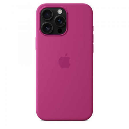 Apple Custodia MagSafe in silicone per iPhone 16 Pro Max - Fucsia