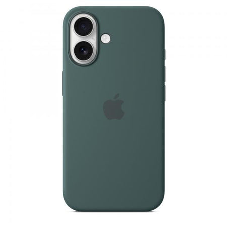APPLE iPhone 16 - Custodia in silicone con MagSafe - Verde lago