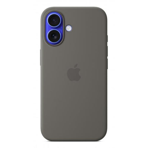 APPLE iPhone 16 - Custodia in silicone con MagSafe - Grigio pietra