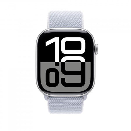 Apple MXL53ZM/A accessorio indossabile intelligente Band Blu Nylon, Poliestere, Spandex (-APPLE WATCH 46 BLUE CLOUD SL)