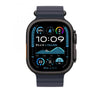 Apple Estensione per cinturino Ocean blu navy [49 mm] - Titanio nero (APPLE WATCH 49 NAVY BLACK TI OB XL)