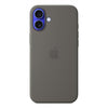 Custodia MagSafe in silicone per iPhone 16 Plus - Grigio pietra