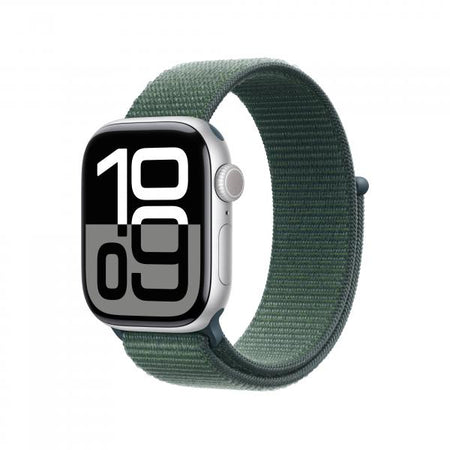 Apple MXL23ZM/A accessorio indossabile intelligente Band Verde Nylon, Poliestere, Spandex (APPLE WATCH 42 LAKE GREEN SL)