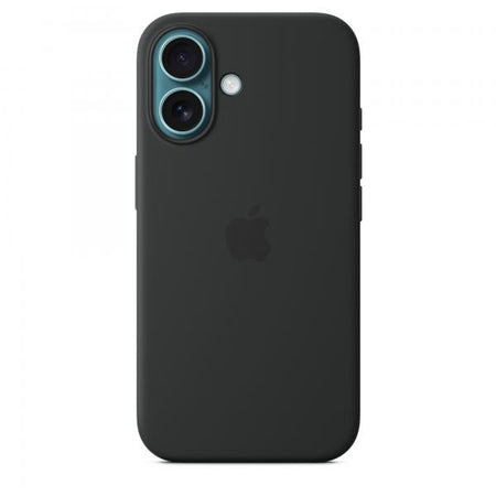 Apple Custodia MagSafe in silicone per iPhone 16 - Nero