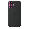 Apple Custodia MagSafe in silicone per iPhone 16 - Nero