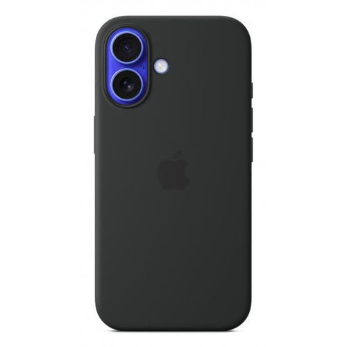 APPLE iPhone 16 - Custodia in silicone con MagSafe - Nera