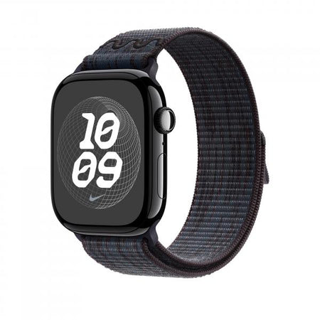 Apple Nike Sport Loop nero/blu [46 mm] (APPLE WATCH 46 BLACK/BLUE NSL)