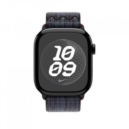 Apple Nike Sport Loop nero/blu [46 mm] (APPLE WATCH 46 BLACK/BLUE NSL)