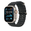 Apple Estensione per cinturino Ocean nero [49 mm] - Titanio naturale (APPLE WATCH 49 BLACK N TI OB XL)
