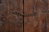 Biscottini Porta portone in legno massello e ferro da interno o da esterno vecchia e antica medievale scorrevole