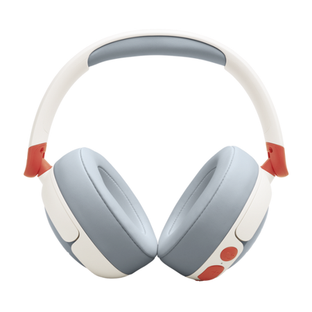 JBL Junior 470NC Auricolare Wireless A Padiglione Musica e Chiamate USB tipo-C Bluetooth Grigio chiaro, Bianco (JBL Junior 470NC white)