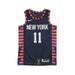 NIKE NBA Canotta Basket Uomo Nba Swingman Jersey City Edition No 11 Frank Ntilikina Neykni College Navy da uomo