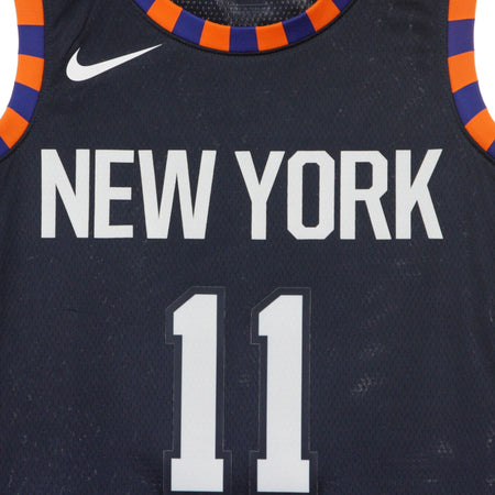 NIKE NBA Canotta Basket Uomo Nba Swingman Jersey City Edition No 11 Frank Ntilikina Neykni College Navy da uomo