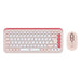 Logitech 920-013142 tastiera Mouse incluso Universale Bluetooth QWERTY US International Rosa (POP ICON COMBO MOUSE AND KB)