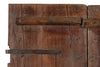 Biscottini Porta portone in legno massello e ferro da interno o da esterno vecchia e antica medievale scorrevole