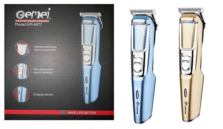 Taglia Capelli Barba A Batteria Professionale Elettrico Ricaricabile Gm-6077