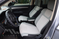 Coprisedili Su Misura Per Mitsubishi Outlander 3 (2012-2015), Leather Style