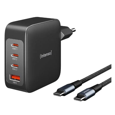 INTENSO POWER ADAPTER INCLUDING CHARGING 140W + DATA CABLE NYLON 2,0M