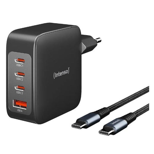 INTENSO POWER ADAPTER INCLUDING CHARGING 140W + DATA CABLE NYLON 2,0M