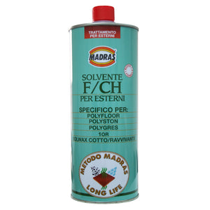 Madras Solvente F/CH Lt.1 Solvente specifico per Polyfloor Polyston Polygres 1OR Solwax Cotto