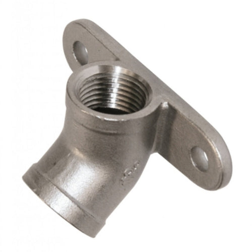 Supporto per abbeveratoio a succhiotto da muro in acciaio inox per Suini