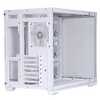 Case Itek DARK CAVE CURVED - Gaming Tower, ATX, 4x12cm ARGB fan, 2xUSB3, Type-C, Side & Front Panel Temp Glass, White Edition