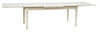 Biscottini Tavolo Country allungabile in legno massello di tiglio finitura bianca anticata L200xPR90xH80 cm. Made in Italy