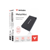 Verbatim 32030 unità esterna a stato solido 512 GB USB tipo-C USB 3.2 Gen 2x2 Grigio (Verbatim Metal Mini SSD USBC 3 G2 512GB)