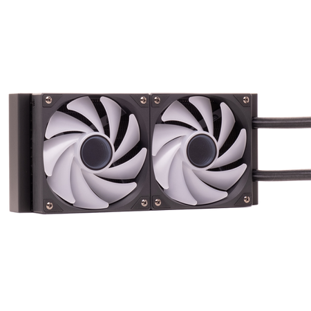 Dissipatore a liquido HYDRO CUBE 240B - 240mm- Skt Universale- PWM fan- ARGB