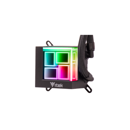 Dissipatore a liquido HYDRO CUBE 240B - 240mm- Skt Universale- PWM fan- ARGB