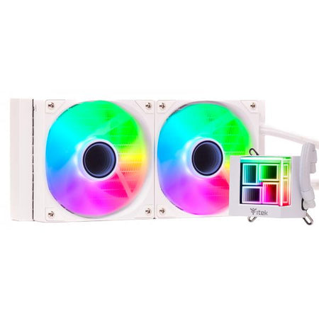 Dissipatore CPU Liquido HYDRO CUBE 240W per Socket Intel LGA 1200 (Presa H5) / LGA 1366 (Presa B) / LGA 775 (Presa T) / LGA 1700 e SocketAMD AM4 / AM5