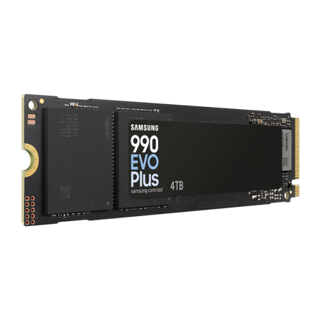 SAMSUNG SSD 990 EVO PLUS 4TB MZ-V9S4T0BW PCIe 4x4/PCIe 5x2 NVME R/W 7450/69