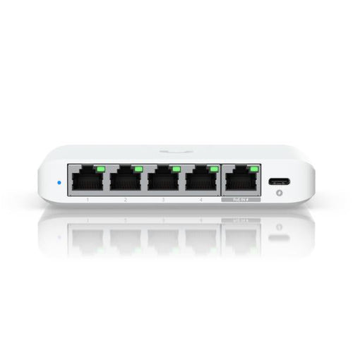 Ubiquiti UniFi Flex Mini 2.5G Gestito 2.5G Ethernet (100/1000/2500) Supporto Power over Ethernet (PoE) Desktop Bianco