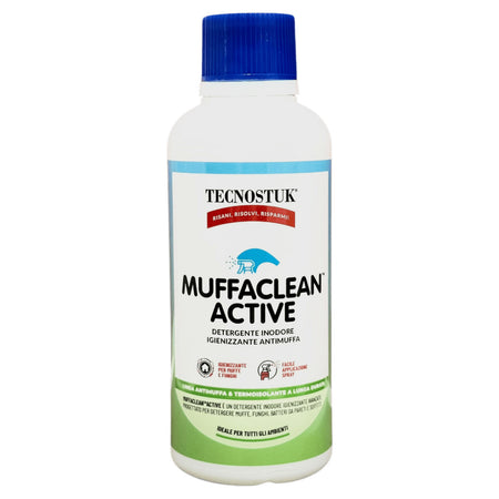 MuffaClean Active 250ml Tecnostuk Detergente e igienizzante Inodore Applicazione spray Classe A+