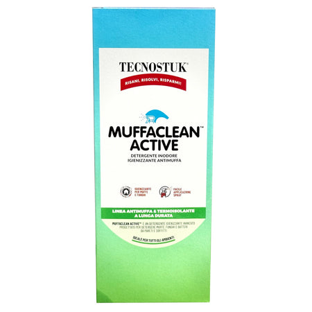 MuffaClean Active 250ml Tecnostuk Detergente e igienizzante Inodore Applicazione spray Classe A+