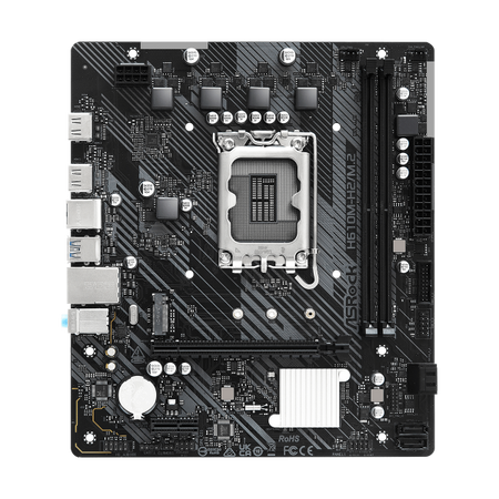 ASRock H610M-H2/M.2 - Motherboard - micro ATX - LGA1700-Sockel - H610 Chipsatz - USB 3.2 Gen 1 - Gigabit LAN - Onboard-Grafik (CPU erforderlich)