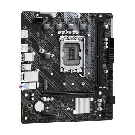 ASRock H610M-H2/M.2 - Motherboard - micro ATX - LGA1700-Sockel - H610 Chipsatz - USB 3.2 Gen 1 - Gigabit LAN - Onboard-Grafik (CPU erforderlich)