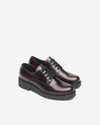 Nero Giardini stringate donna in pelle bordo' I513972D613