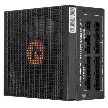 VIDA Heracles alimentatore per computer 750 W 20+4 pin ATX ATX Nero (Vida 750W Heracles Black ATX 3.1 Gaming PSU, 80+ Gold, Fully Modular, 14cm Ultra-Quiet Semi-Fanless FDM Fan, Flat Black Cables, PC