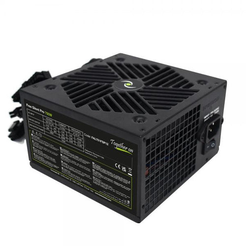 Alimentatore Tecnoware FreeSilent Pro 750W ATX - Ventola 12 cm, 1 x 24 Poli, 1 x 12 V 4+4 Poli, 2 x 6+2 PCI-E, 2 x Molex, 4 x SATA