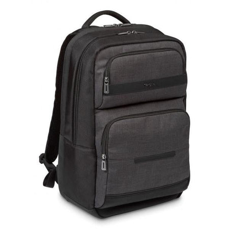 Targus CitySmart zaino Zaino casual Nero, Grigio Ecopelle, Poliuretano [PU] (CITYSMART ADVANCED 12.5IN - 15 - LAPTOP BACKPACK BLACK)