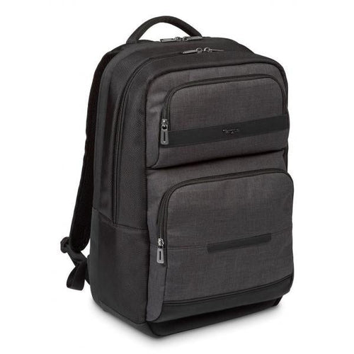 Targus CitySmart zaino Zaino casual Nero, Grigio Ecopelle, Poliuretano [PU] (CITYSMART ADVANCED 12.5IN - 15 - LAPTOP BACKPACK BLACK)