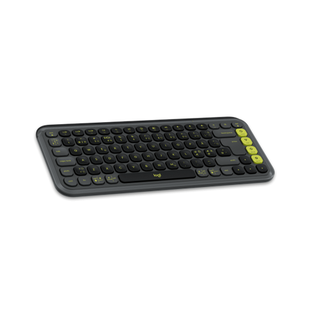 Logitech 920-013266 tastiera Mouse incluso Universale Bluetooth QZERTY Nordic Grafite (POP Icon Combo, Graphite [Nordic])